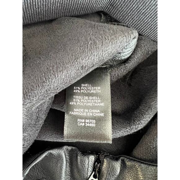 Rebecca Taylor Black Vegan Leather Ankle Pants - Women's Size 0 - Picture 8 of 11